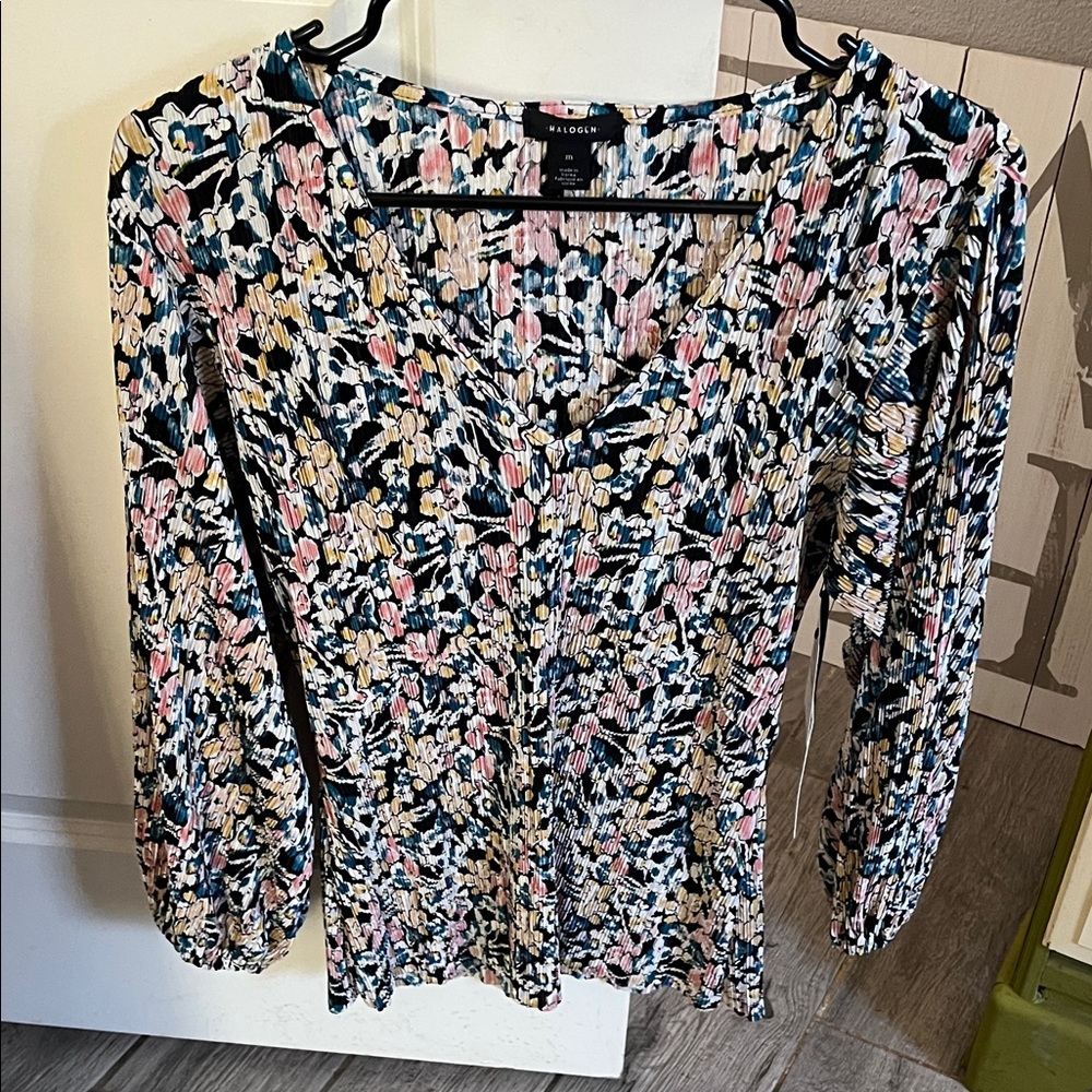 Halogen Women's Multicolor Floral Blouse